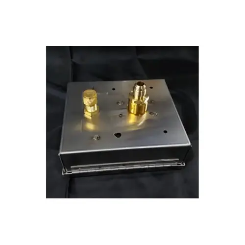 Surface Mount Fill Box With 3/8" Barb Silver