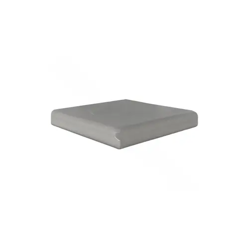 24" X 12" X 2" Outside Corner Bullnose Coping Gray 24" X 12" X 2" Outside Corner Bullnose Coping Gray