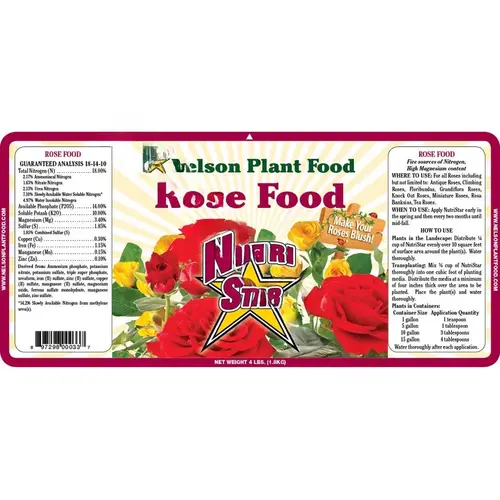 Nelson 18-14-10 Rose Food 15# Nelson 18-14-10 Rose Food 15#