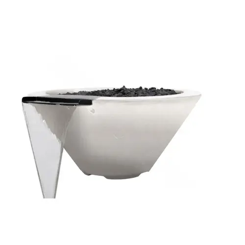 32" Round White Magicflame Water Only Bowl