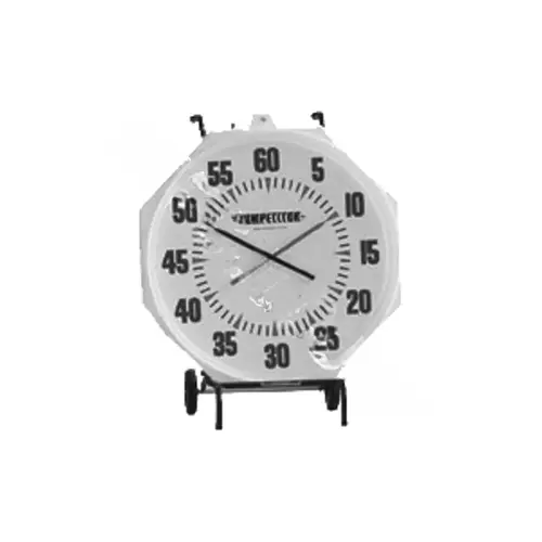 110v 31" White Face Pace Clock W/ 18' Cord