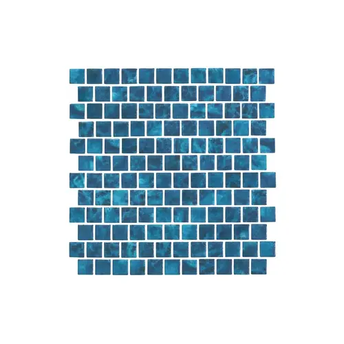 1" X 1" Mini Koyn Tile Indigo 1.03 Sqft 1" X 1" Mini Koyn Tile Indigo 1.03 Sqft
