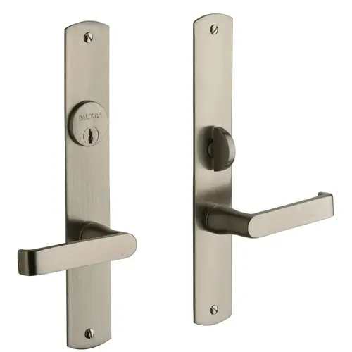 Denver Full Dummy Mortise Lock Trim Blank Plates Lifetime Satin Nickel Finish Denver Full Dummy Mortise Lock Trim Blank Plates Lifetime Satin Nickel Finish