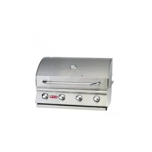 OUTLAW Gas Grill Head, 60000 Btu BTU, LP, 4 -Burner, 210 sq-in Secondary Cooking Surface