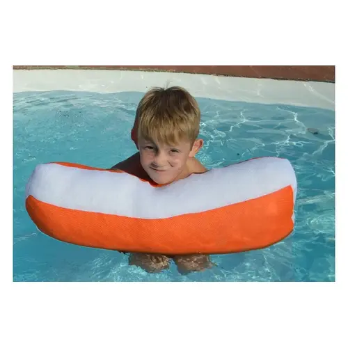 Tango Aqua Mini Floating Pillow Orange with White Band Tango Aqua Mini Floating Pillow Orange with White Band