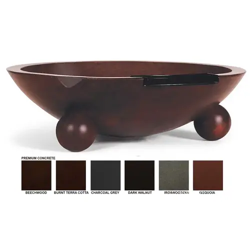 32" Dark Walnut Biltmore Concrete Fire & Water 32" Dark Walnut Biltmore Concrete Fire & Water