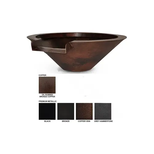 31" Bronze Essex Metallic Water Bowl 31" Bronze Essex Metallic Water Bowl