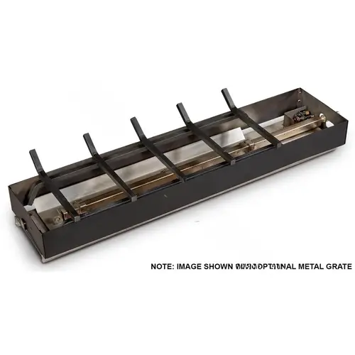 60" Automated Natural Gas Fireplace Insert 12v