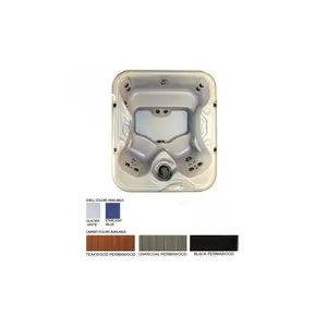 Cove C500VUSZC-WHCH C500led White Charcoal Cabinet 220v 2hp 23 Jets 280 Gal