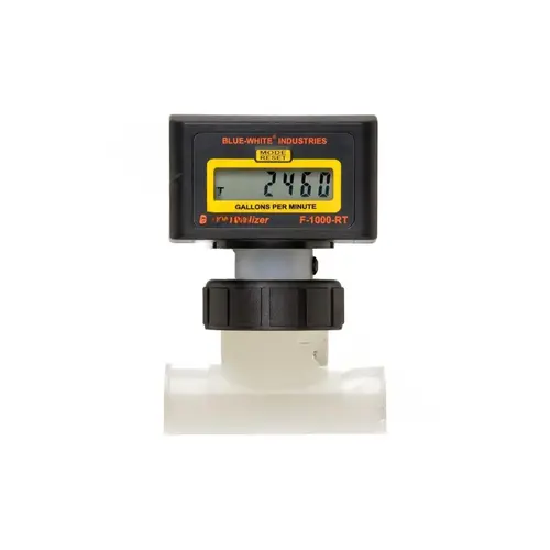 Digital Sch40 Flowmeter 2.5" Saddle Mount Black Digital Sch40 Flowmeter 2.5" Saddle Mount Black