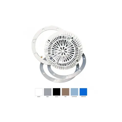 8" Light Blue Galaxy Vinyl Frame & Grate 8" Light Blue Galaxy Vinyl Frame & Grate