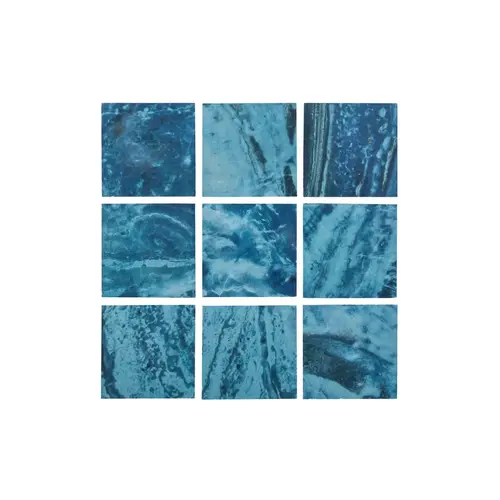 Crzbarcob Mos2  2x2 Barbados Cobalto Mosaic