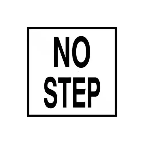 6x6 2" No Step Non-skid Bw Depth Marker 6x6 2" No Step Non-skid Bw Depth Marker