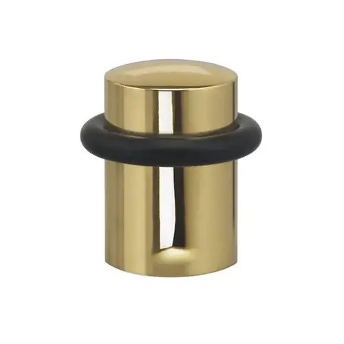 1-1/4" Floor Door Stop Bright Brass Finish 1-1/4" Floor Door Stop Bright Brass Finish
