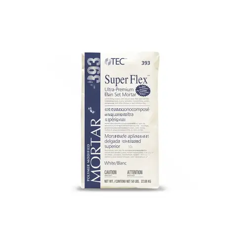 33-0039-3111 50# Wht Superflex Premium Crack Latex Mortar 33-0039-3111 50# Wht Superflex Premium Crack Latex Mortar