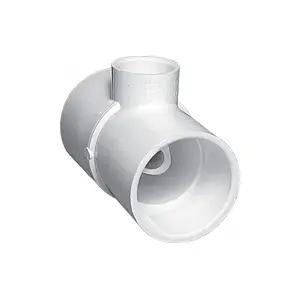 Waterway Plastics 212-3450 1-1/2" S / 2" Spigot X 3/4" S / 1" Spigot Gunite Venturi Tee With Nozzle
