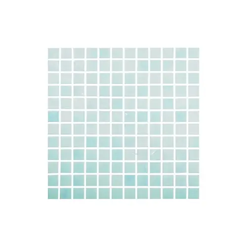 1" X 1" Colors Fog Clear Sky Blue Anti-slip Pool Tiles