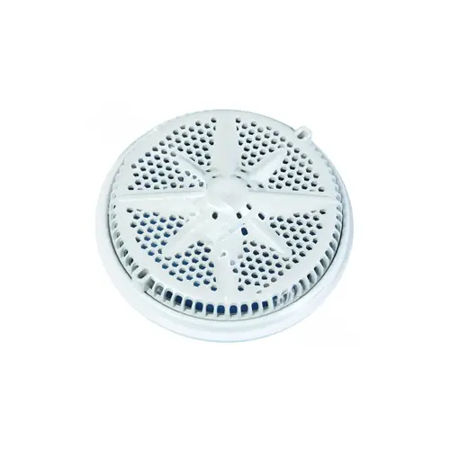 8" StarGuard Main Drains Cover wIth Long Ring (Single), White 8" StarGuard Main Drains Cover wIth Long Ring (Single), White