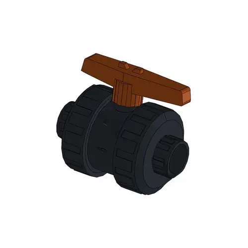 .5"s Pvc S6 Series True Union Ball Valve Gray .5"s Pvc S6 Series True Union Ball Valve Gray