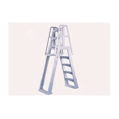 Taupe Slide Lock A-frame Ladder