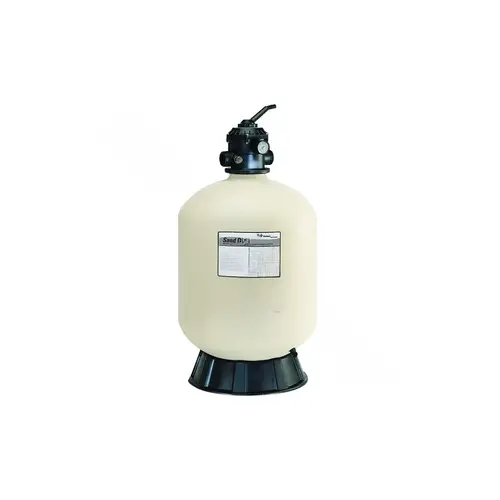 Sand Dollar 26" Top Mount Sand Filter, 3.50 sq. ft, 350 lbs Sand, 75 GPM, 54,000 gallons Sand Dollar 26" Top Mount Sand Filter, 3.50 sq. ft, 350 lbs Sand, 75 GPM, 54,000 gallons