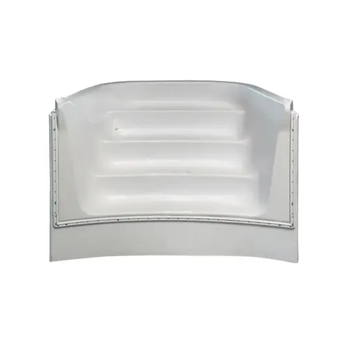 6' 4 Tread Radius Cantilever White 6' 4 Tread Radius Cantilever White