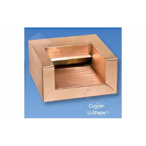 10" Copper U-shaped Scupper 10" Copper U-shaped Scupper