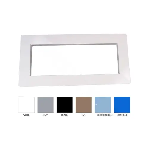 Black Wide Mouth Skimmer Faceplate Cover Black Wide Mouth Skimmer Faceplate Cover