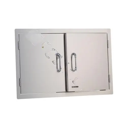 Double-Walled Door, 33 in L, 22 in W, 2 in H, Stainless Steel