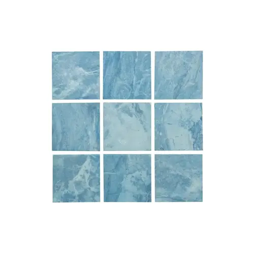 Crzbaraqu Mos2 2x2 Barbados Aqua Mosaic Blue Crzbaraqu Mos2 2x2 Barbados Aqua Mosaic Blue