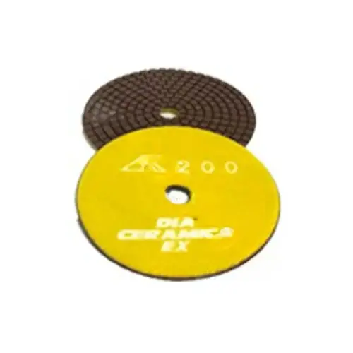 5" Yellow Ceramica Ex Wet Polishing Disc 200 Grit