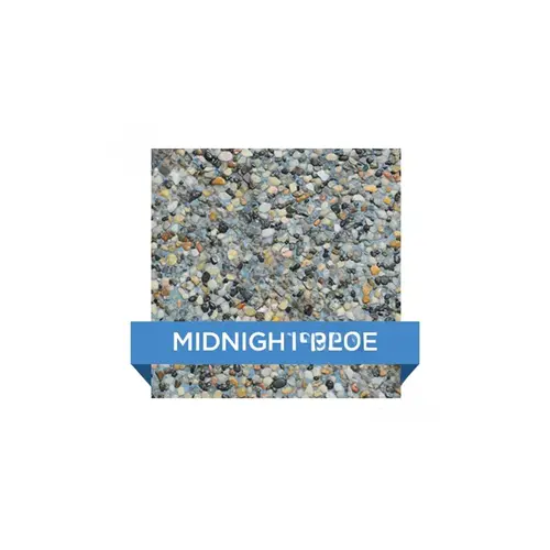 80lb. Midnight Blue Natural Pebble Pre-blended Pool Finish 80lb. Midnight Blue Natural Pebble Pre-blended Pool Finish