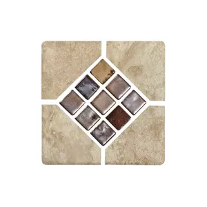 B&B SPECIALTIES CATTAN DECOBMX 6" X 6" Catania Stone Look Tile Sand Deco