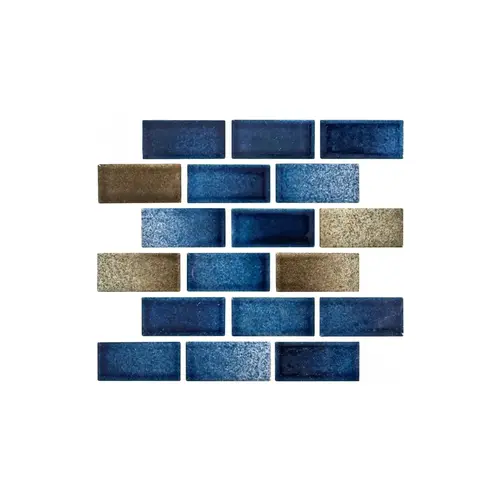 Masbbm2 Blue Gray  1x2 Blend Brick Bl/gr Mix Bbm2