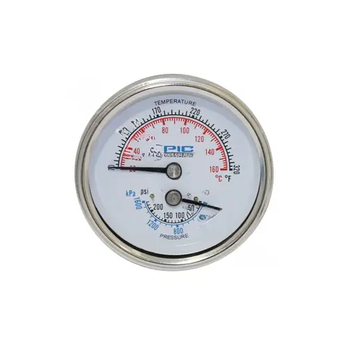 Temperature Pressure Gauge For 500k-2000k Pm Powermax Heater Temperature Pressure Gauge For 500k-2000k Pm Powermax Heater