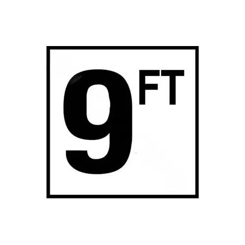 6" X 6" 9ft Ft Skid-resistant Ceramic Tile Deck Depth Marker 6" X 6" 9ft Ft Skid-resistant Ceramic Tile Deck Depth Marker