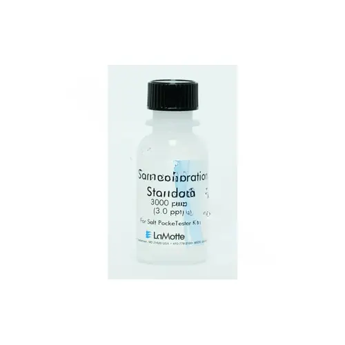 Salt Pocketester Calibration Standard, 3000 Ppm, 30 Ml Salt Pocketester Calibration Standard, 3000 Ppm, 30 Ml