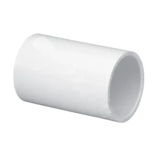1 1/2 (1.825*) Slip X Slip Long Socket Coupling White 1 1/2 (1.825*) Slip X Slip Long Socket Coupling White
