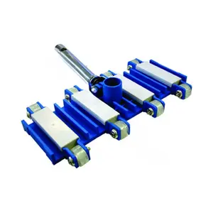 PoolStyle K680CB/SCP Ps302 Deluxe Series 14" Flex Vac Head W/ Metal Handle Blue/White