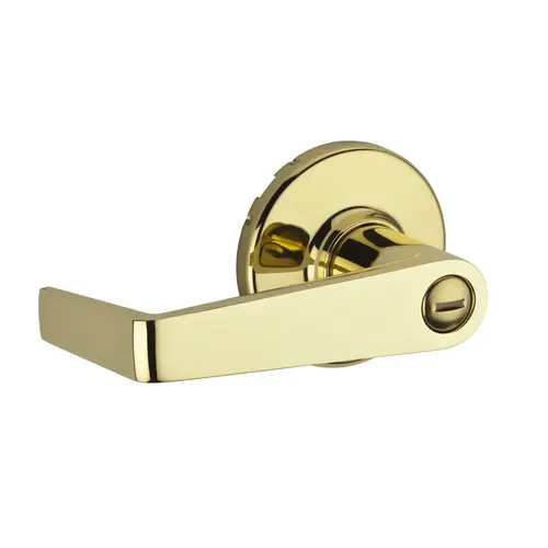 Kingston Light Commercial Privacy Door Lock with RCAL Latch and RCS Strike Bright Brass Finish Kingston Light Commercial Privacy Door Lock with RCAL Latch and RCS Strike Bright Brass Finish