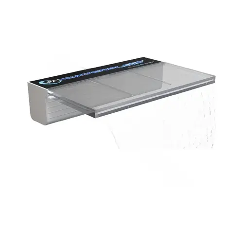 2' Waterblade W/ 6" Clear Lip 2' Waterblade W/ 6" Clear Lip