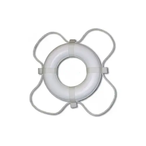 24" White Coast Guard (uscg) Approved Ring Buoy