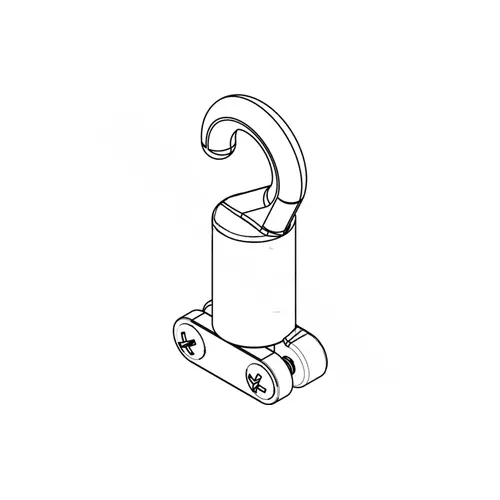 .75" Cleat Type Cpb Rope Hook Chrome Plated .75" Cleat Type Cpb Rope Hook Chrome Plated