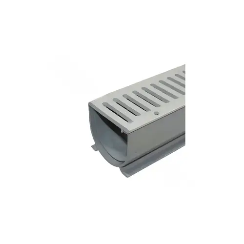 3" Water Hog Deck Drain, Gray - 10 ft Lengths