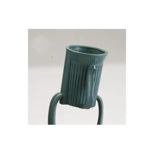 100' Length, 12" Spacing, White Wire, C9 Light String 100' Length, 12" Spacing, White Wire, C9 Light String