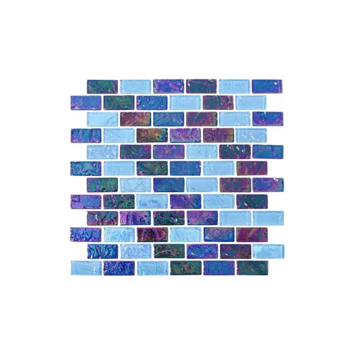 1" X 2" Nordic Shores Cobalt Pool Tile 1" X 2" Nordic Shores Cobalt Pool Tile