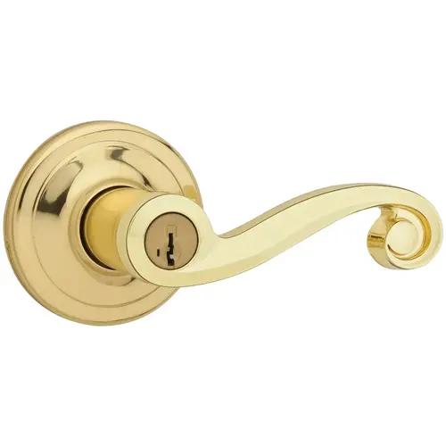 Lido Entry with Free Interior SmartKey with New Chassis and 6AL Latch and RCS Strike Bright Brass Finish Lido Entry with Free Interior SmartKey with New Chassis and 6AL Latch and RCS Strike Bright Brass Finish