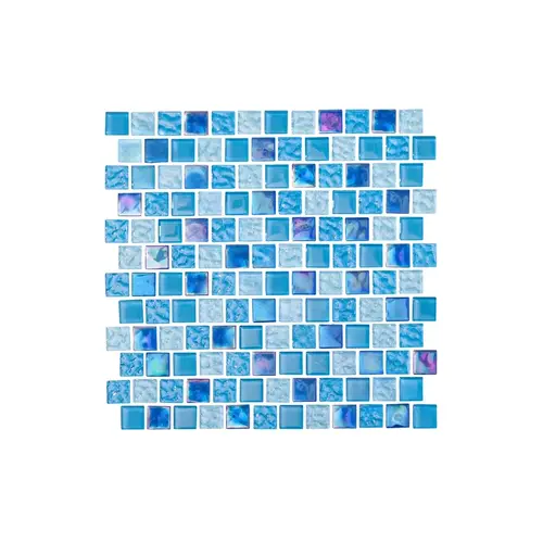 Seascape Collection Lagoon Tile 1" X 1"