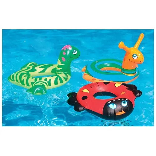 Animal Head Swim Rings Assorted 24"