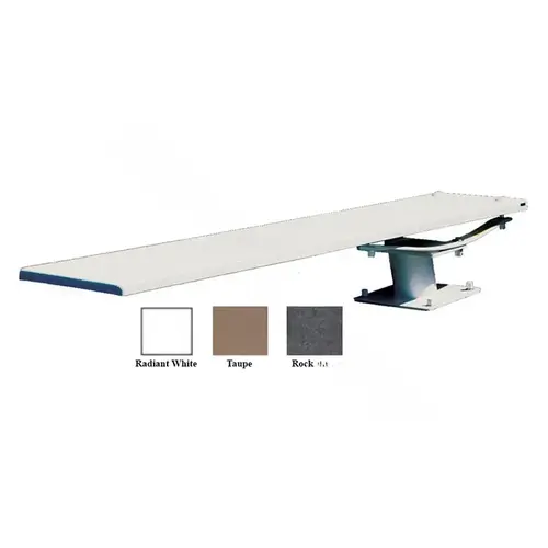 6' Cantilever Jump Stand With White Frontier Iii Diving Board 6' Cantilever Jump Stand With White Frontier Iii Diving Board